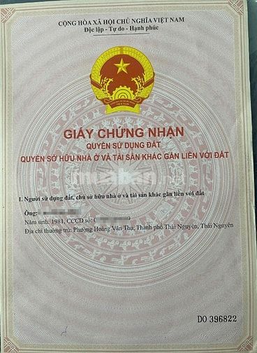 Bán đất Hoàng Văn Thụ- Thái Nguyên