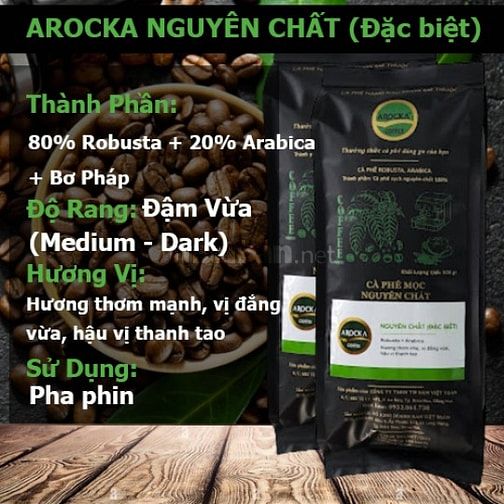 Arocka Coffee - Cà phê Nguyên Chất (Đặc Biệt)