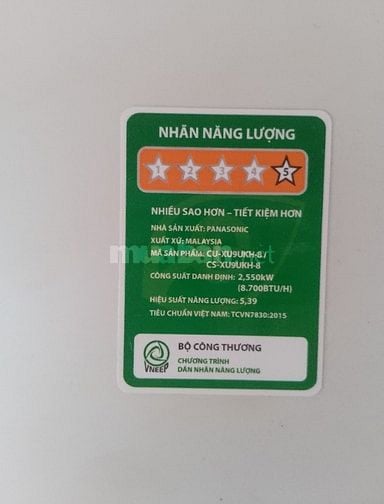 Máy lạnh Panasonic Nano lọc bụi mịn Inverter Tiết kiệm điện