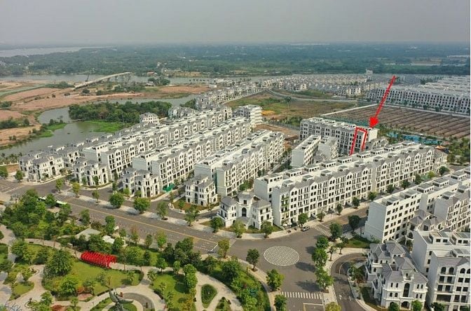 Bán Nhà Phố Vin Q9 - đã có sổ Hồng - diện tích 108m2 bán 23 tỷ