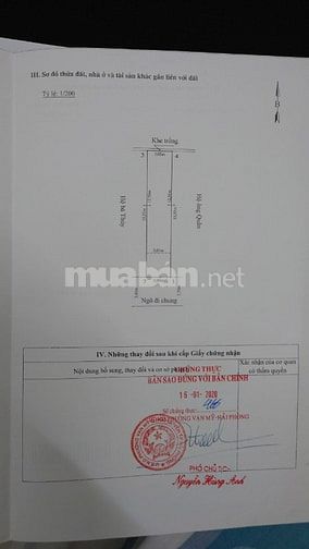 Cần bán nhà ngõ 175 Phương Lưu