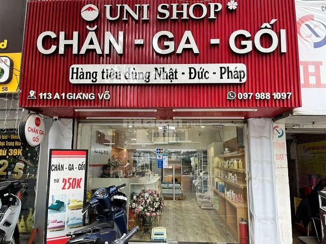 Cho thuê cửa hàng mặt đường Giảng Võ, Ba Đình khu kinh doanh sầm uất