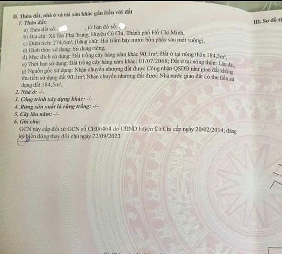 Bán căn nhà mái thái ở 1sẹc đường 53, Tân Phú Trung, 274m2, 810 triệu.