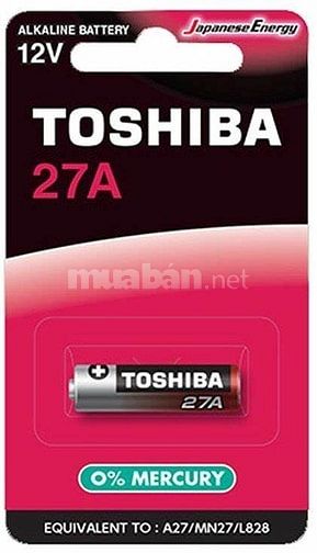 Pin Toshiba 27A - 12V - hàng chính hãng