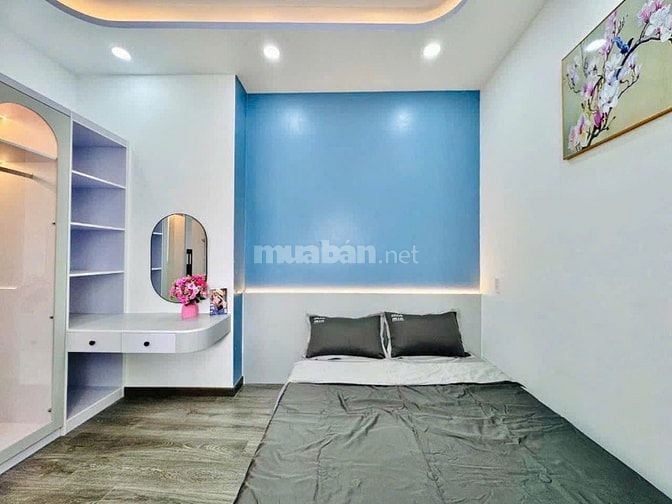 Chủ kẹt tiền gửi nhà Lê Văn Việt,Q9 xây 4 tầng 66m2. Tặng nội thất SHR