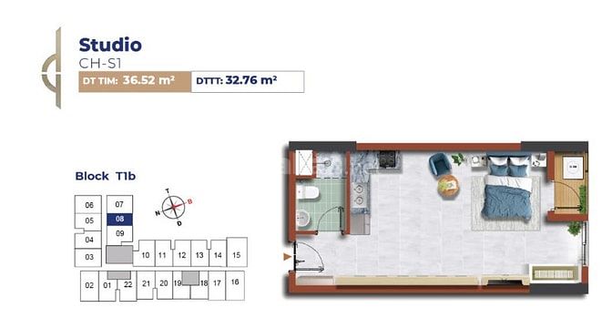 Căn hộ Destino Centro gần Trung Tâm  Bình Chánh - Tổng Giá Từ 1 tỷ