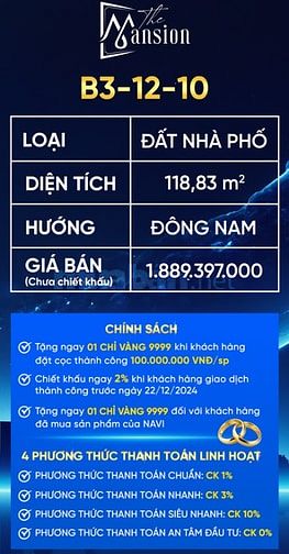 Đất Nhà Phố  - Cơ Hội Đầu Tư Hấp Dẫn KĐT Hội An Giá chỉ 15tr/m2