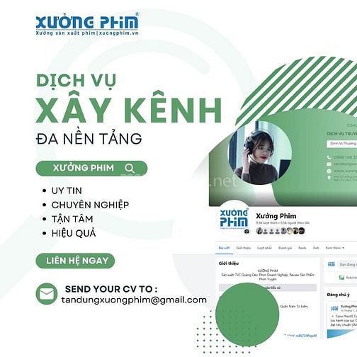 Dịch vụ xây kênh đa nền tảng của Xưởng Phim