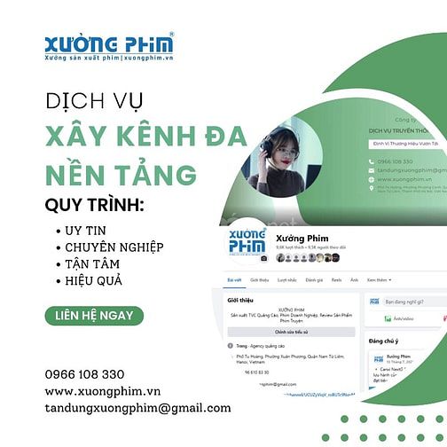 Dịch vụ xây kênh đa nền tảng của Xưởng Phim