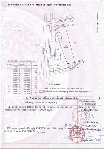 Bán lô đất 2MT Nguyễn Thị Thử XTT Hóc Môn DT 1105m giá 21ty