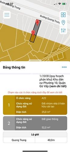 🌷 🌷 🌷 BÁN NHÀ MẶT TIỀN : 75 QUANG TRUNG - P. 10 - Q. GÒ VẤP - TPHCM