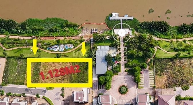 Dinh Thự view trực tiếp sông Vàm Cỏ Đông - 1.128m2 thuộc Waterpoint