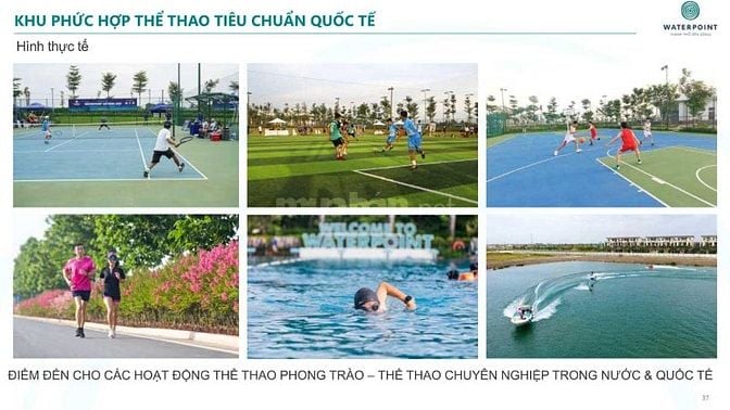 Dinh Thự view trực tiếp sông Vàm Cỏ Đông - 1.128m2 thuộc Waterpoint