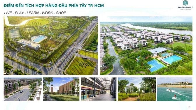 Dinh Thự view trực tiếp sông Vàm Cỏ Đông - 1.128m2 thuộc Waterpoint