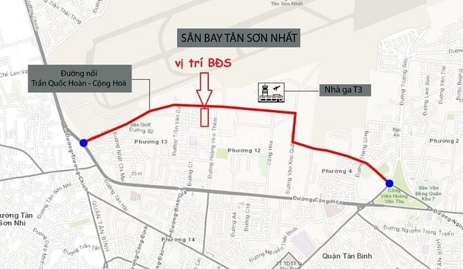 Vị Trí Vàng: Gần Nhà Ga T3-TSN, Tăng Giá Mạnh Mẽ Nhờ Các Dự Án Hạ Tầng