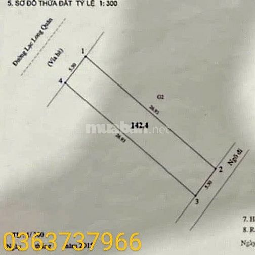 BÁN ĐẤT MẶT PHỐ LẠC LONG QUÂN, 140M2, MT 5.5M, 45 TỶ