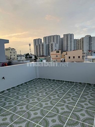 Bán nhà vân thân q6 gần chợ Bình Tiên 4p ngủ 5tolet gần siêu thị. Tr h