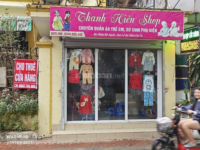 Cho thuê cửa hàng mặt tiền 4m tại đường Đa Sỹ-Hà Đông