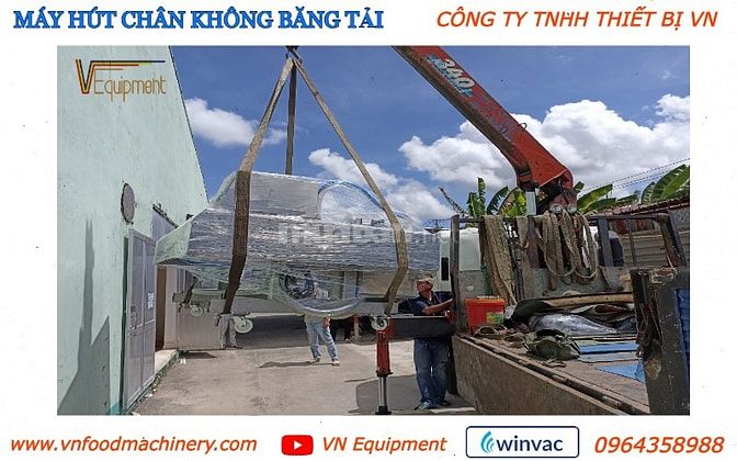 Máy hút chân không băng tải winvac