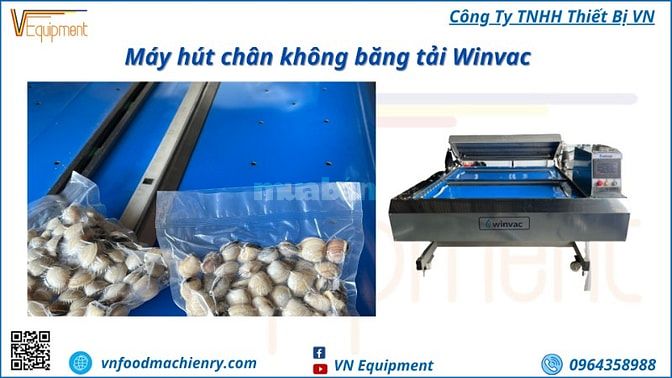 Máy hút chân không băng tải winvac