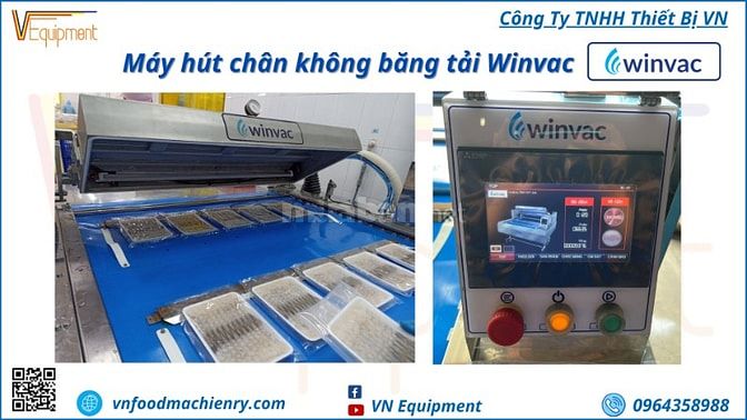 Máy hút chân không băng tải winvac