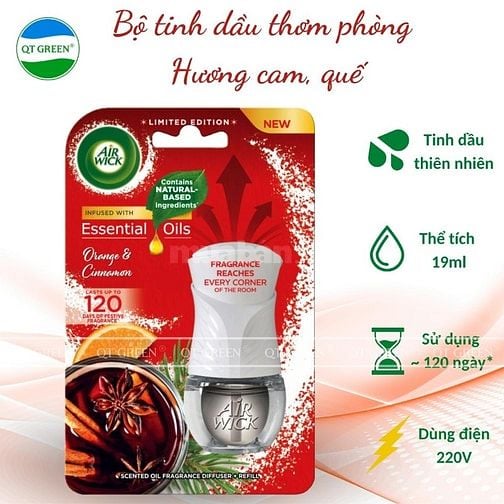 Bộ khuếch tán tinh dầu Air Wick Essential Oils 19ml