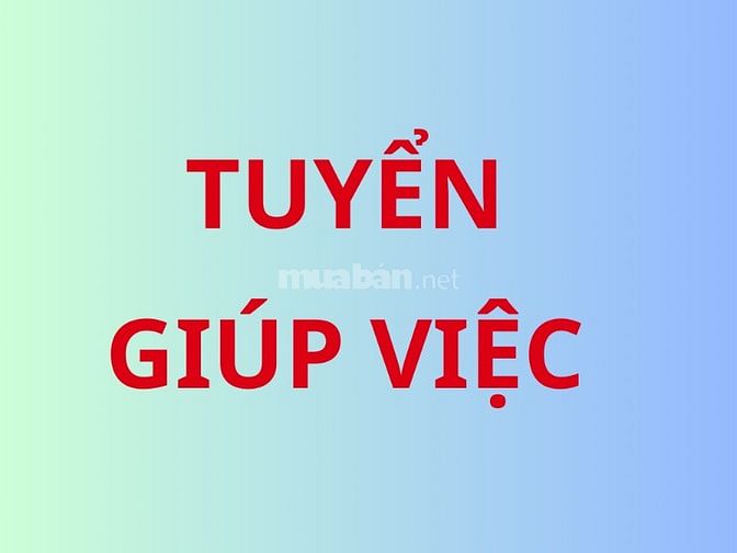 Cần Tuyển Nữ Giúp Việc Theo Giờ Lương Tốt