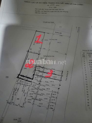 Bán 890m2 Đất Mặt Tiền Đường Nhựa Trục 16 Vĩnh Cửu Đồng Nai Giá 8 Tỷ 5