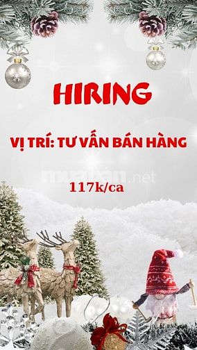 Tuyển dụng cận Tết !! Fulltime/ Parttime 