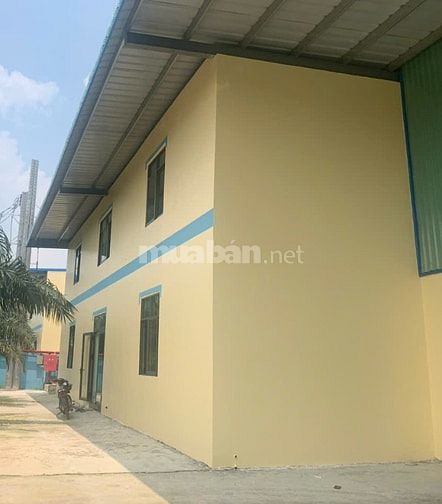 Cho thuê kho xưởng Bến Lức. Diện tích 1500m2, xưởng 750m2. Đường xe Co