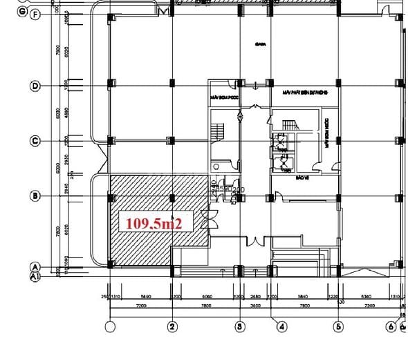 Cho thuê tầng 1 làm văn phòng - kho hàng ở chung cư phố Hạ Yên Quyết