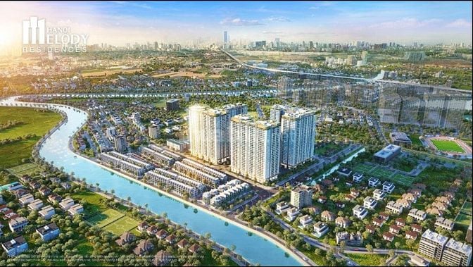 Quỹ căn giá tốt tại Hà Nội Melody Residences giá chỉ từ 59tr/m2