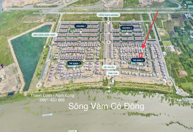 Biệt Thự đơn lập 1 trệt 2 lầu 300m2 compound view công viên, gần sông