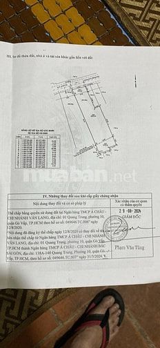 Bán đất mặt tiền đường số 27, phường 6, gò vấp