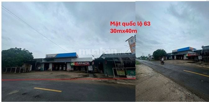 CHO THUÊ MẶT BẰNG KINH DOANH MẶT TIỀN QUỐC LỘ 63 (RA CAO TỐC CT-CM)