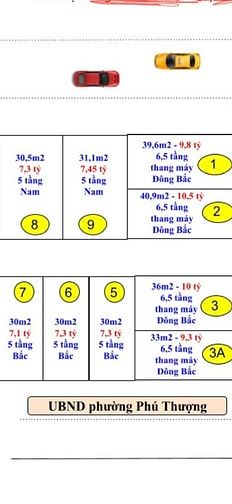 Chính chủ cần bán 9 nhà mới xây đẹp tại Phú Thượng- Tây Hồ. Giá rẻ 