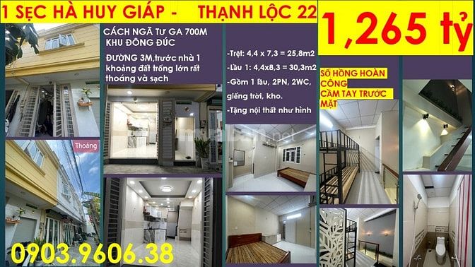 SIÊU THỊ BẤT ĐỘNG SÀN Q12 : NHÀ, ĐẤT TỬ 800TR- 8 TỶ