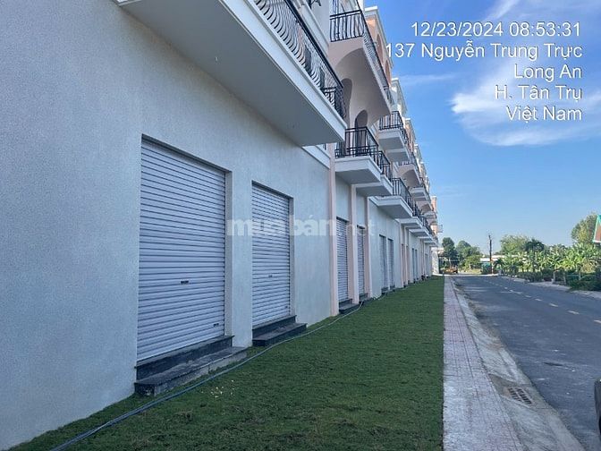 SAU VAY CÒN 6m/m2 (DIỆN TÍCH SỬ DỤNG) SHOPHOUSE 3 LẦU TẠI TÂN TRỤ TOWN