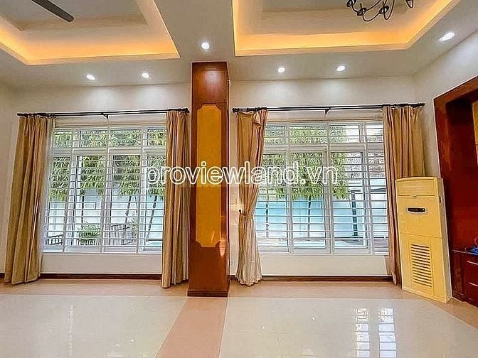 Cho thuê biệt thự Quốc Hương Thảo Điền, 1 trệt + 3 tầng, 400m2, 5PN