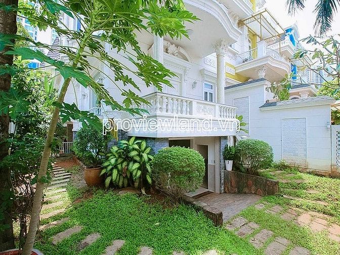 Cho thuê villa Thảo Điền, DTSD 460m2, 1 hầm + 3 tầng, 4PN, hồ bơi đẹp