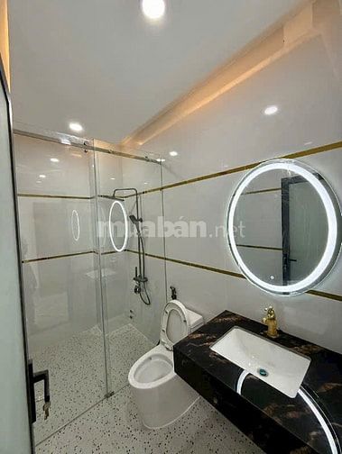 NHÀ 4 LẦU CỰC ĐẸP (4x20) MẶT TIỀN NGAY BÌNH PHÚ, CHỢ LỚN 