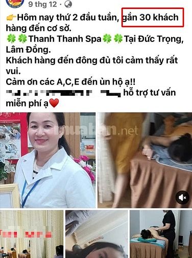 NHƯỢNG QUYỀN SPA DƯỠNG SINH - ĐẦU TƯ TỐI THIỂU 20tr