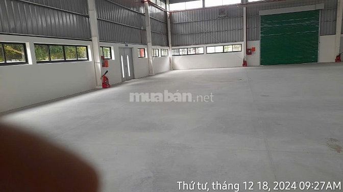 Cho thuê kho xưởng KCN Hải Sơn, Long An, KV : 7.000m2, xưởng : 4.800m2