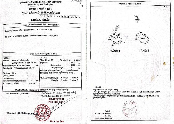 Bán nhà hẻm 46 Trần Văn Ơn 1tỉ750