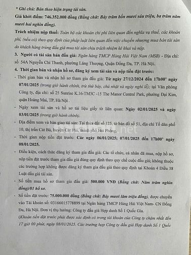 CÔNG TY ĐẤU GIÁ HỢP DANH SỐ 1 QUỐC GIA THÔNG BÁO BÁN ĐẤU GIÁ TÀI SẢN 