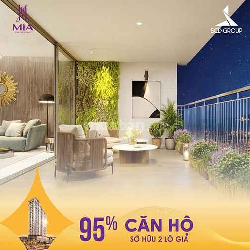 SỞ HỮU CĂN HỘ 2PN CAO CẤP TẠI MIA CENTER POINT - CHỈ TỪ 580 TRIỆU!  🔥