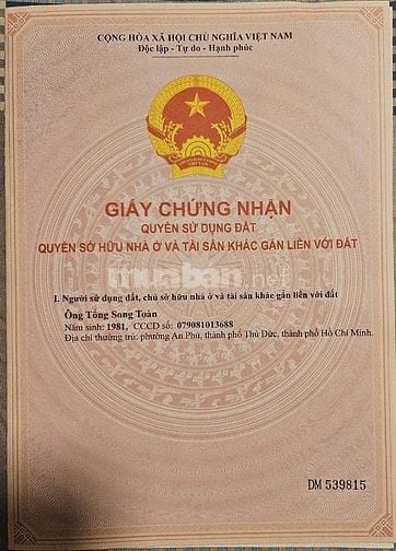 Bán nhanh dãy nhà trọ KTĐC Mỹ Phước 3, đường DJ 6