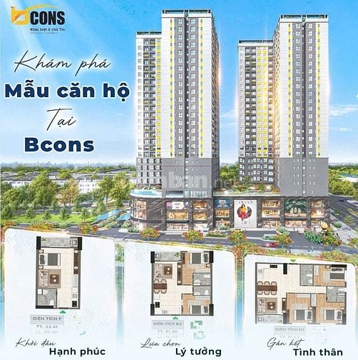 Khu phức hợp Bcons City - gần làng đại học Quốc Gia