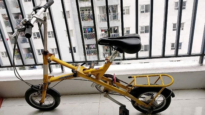 Thanh lý xe đạp có thể gấp gọn hãng gogobike của nhật