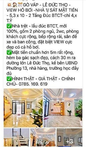 💥👍MẶT TIỀN KD 18phòng, thang máy, Gò Vấp-Lê Văn Thọ, phường 16-Hcm